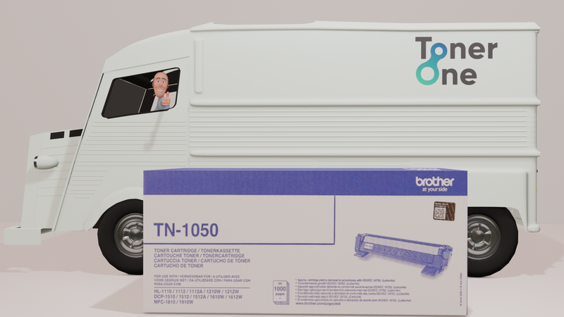 Genuine Brother TN1050 Black Toner Cartridge