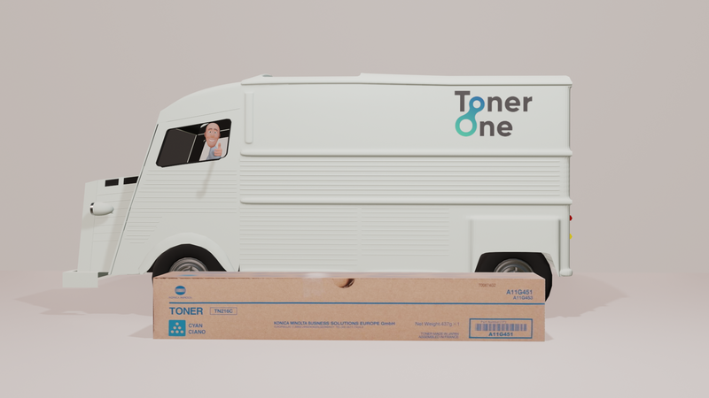 Genuine Konica Minolta TN216 Cyan Toner Cartridge