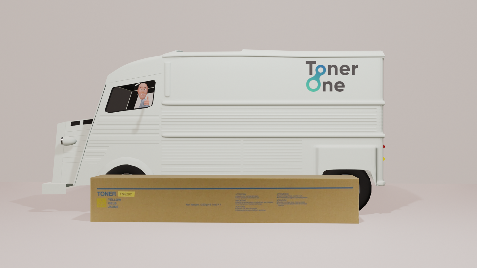 Genuine Konica Minolta TN620Y Yellow Toner Cartridge