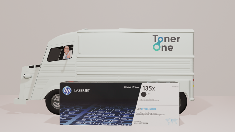 Genuine HP 135X High Yield Toner Cartridge - Black - W1350X