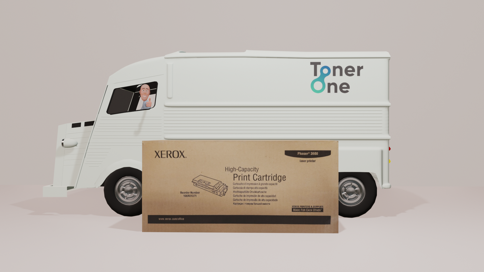 Genuine Xerox 106R01371 Toner Catridge - Black