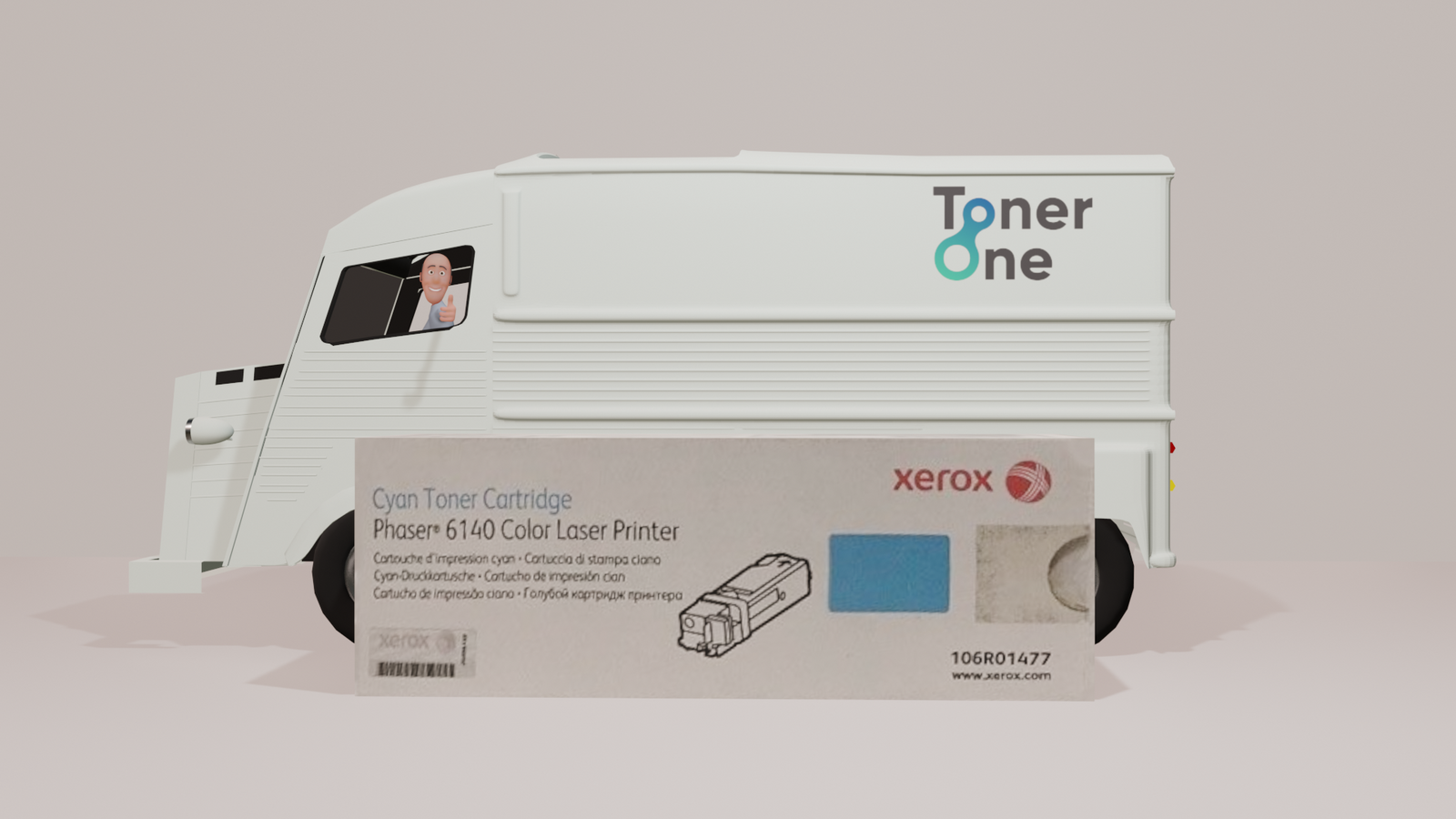 Genuine Xerox 106R01477 Standard Capacity Toner Cartridge - Cyan