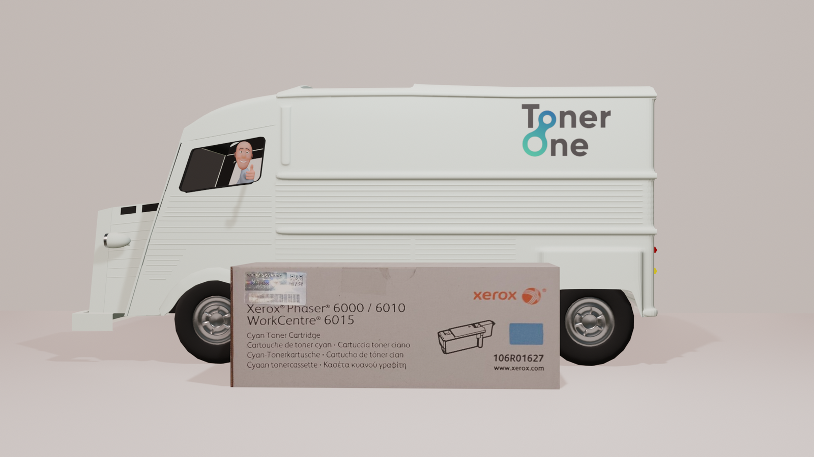 Genuine Xerox 106R01627 Standard Capacity Toner Cartridge - Cyan