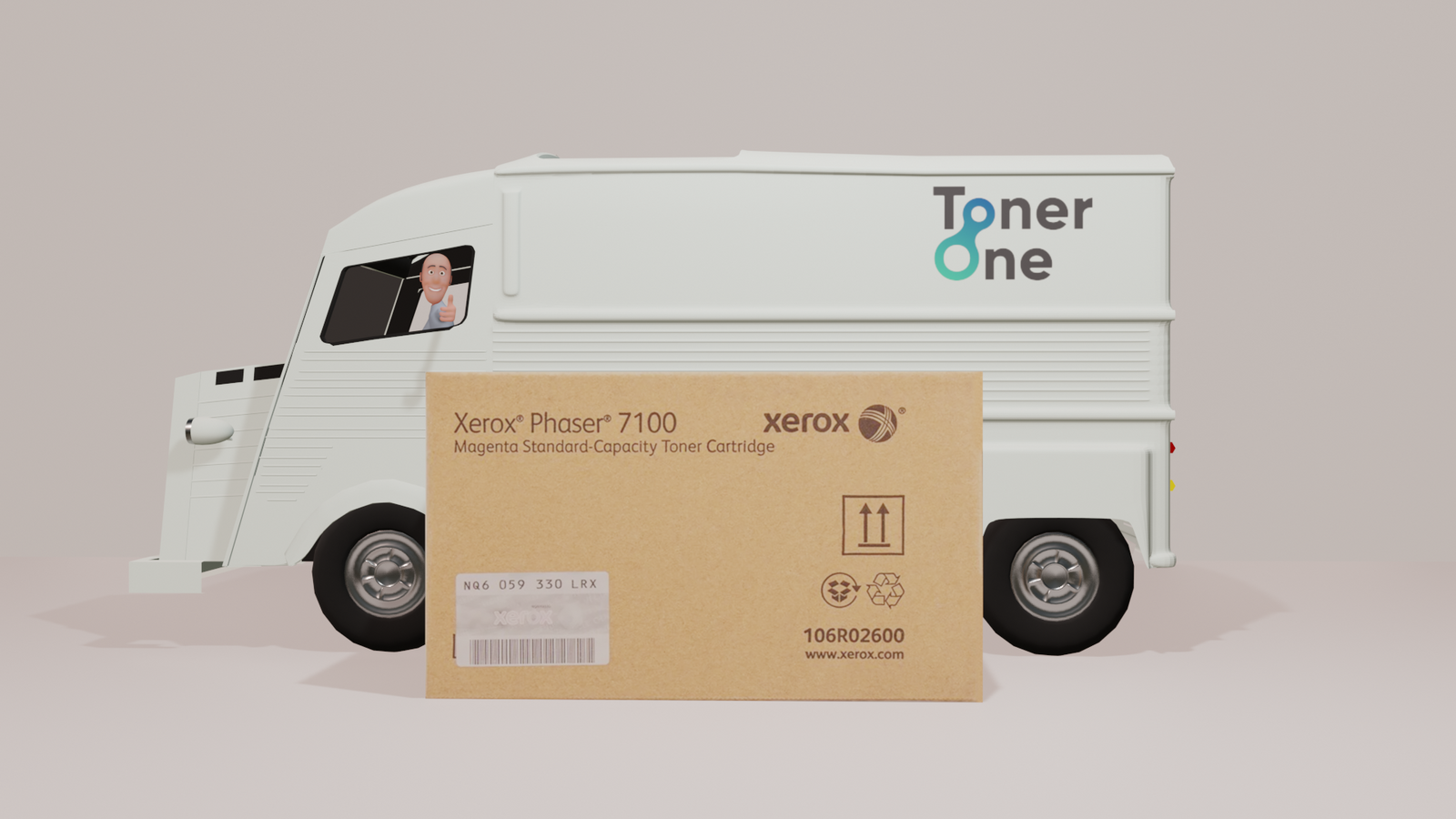 Genuine Xerox 106R02600 Standard Capacity Toner Cartridge - Magenta