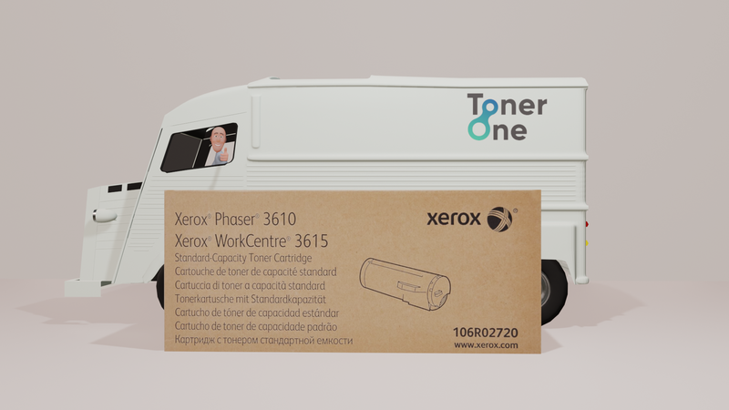 Genuine Xerox 106R02720 Standard Capacity Toner Cartridge - Black