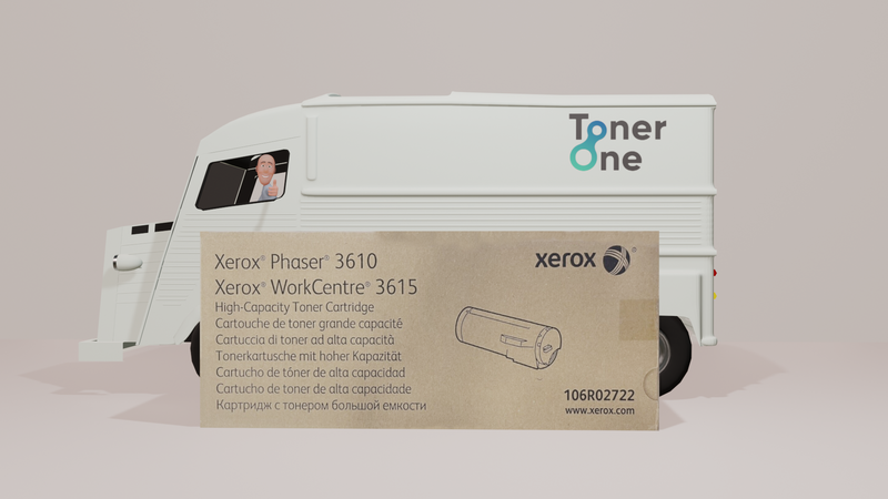 Genuine Xerox 106R02722 High Capacity Toner Cartridge - Black