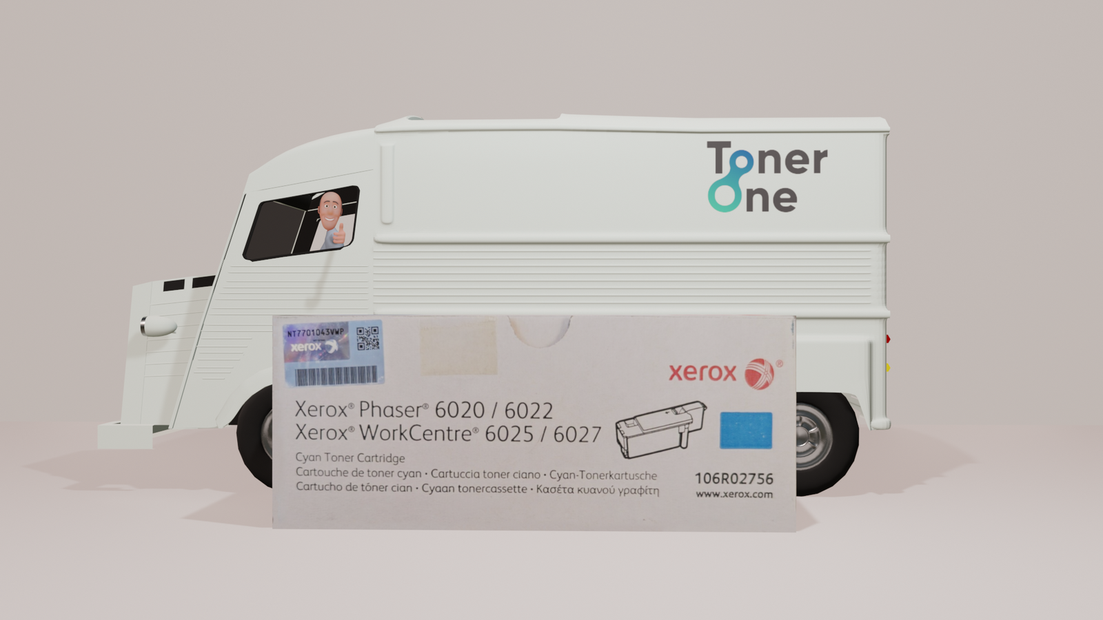 Genuine Xerox 106R02756 Standard Capacity Toner Cartridge - Cyan