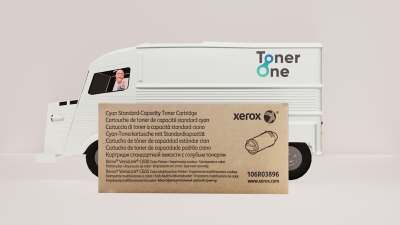 Genuine Xerox 106R03896 Standard Capacity Toner Cartridge - Cyan