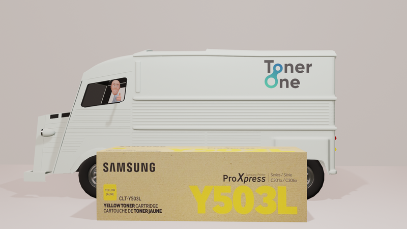 Genuine Samsung CLT-Y503L Toner Cartridge - Yellow