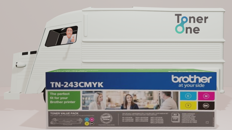 Genuine Brother TN-243CMYK Toner Cartridges - Multipack - New