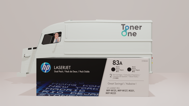 Genuine HP 83A|83X Standard and High Capacity Black Toner Cartridges