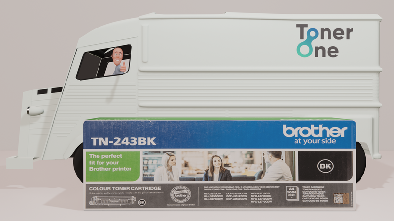 Genuine Brother TN-243BK Toner Cartridge - Black