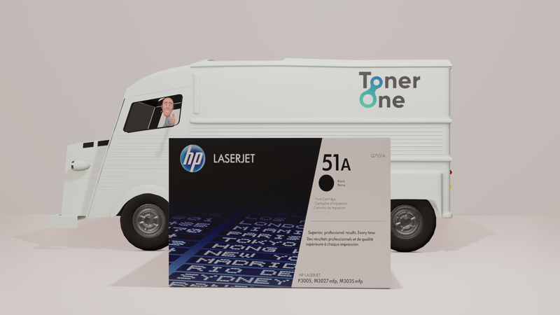 Genuine HP 51A|51X Standard and High Capacity Black Toner Cartridges