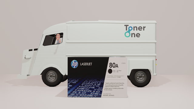 Genuine HP 80A Standard Capacity Black Toner Cartridge - CF280A