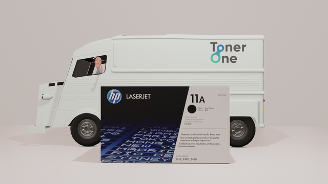 Genuine HP 11A Standard Capacity Black Toner Cartridge - Q6511A