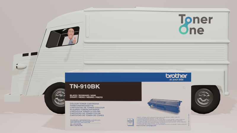 Genuine Extra High Capacity Brother TN-910BK Toner Cartridge - Black