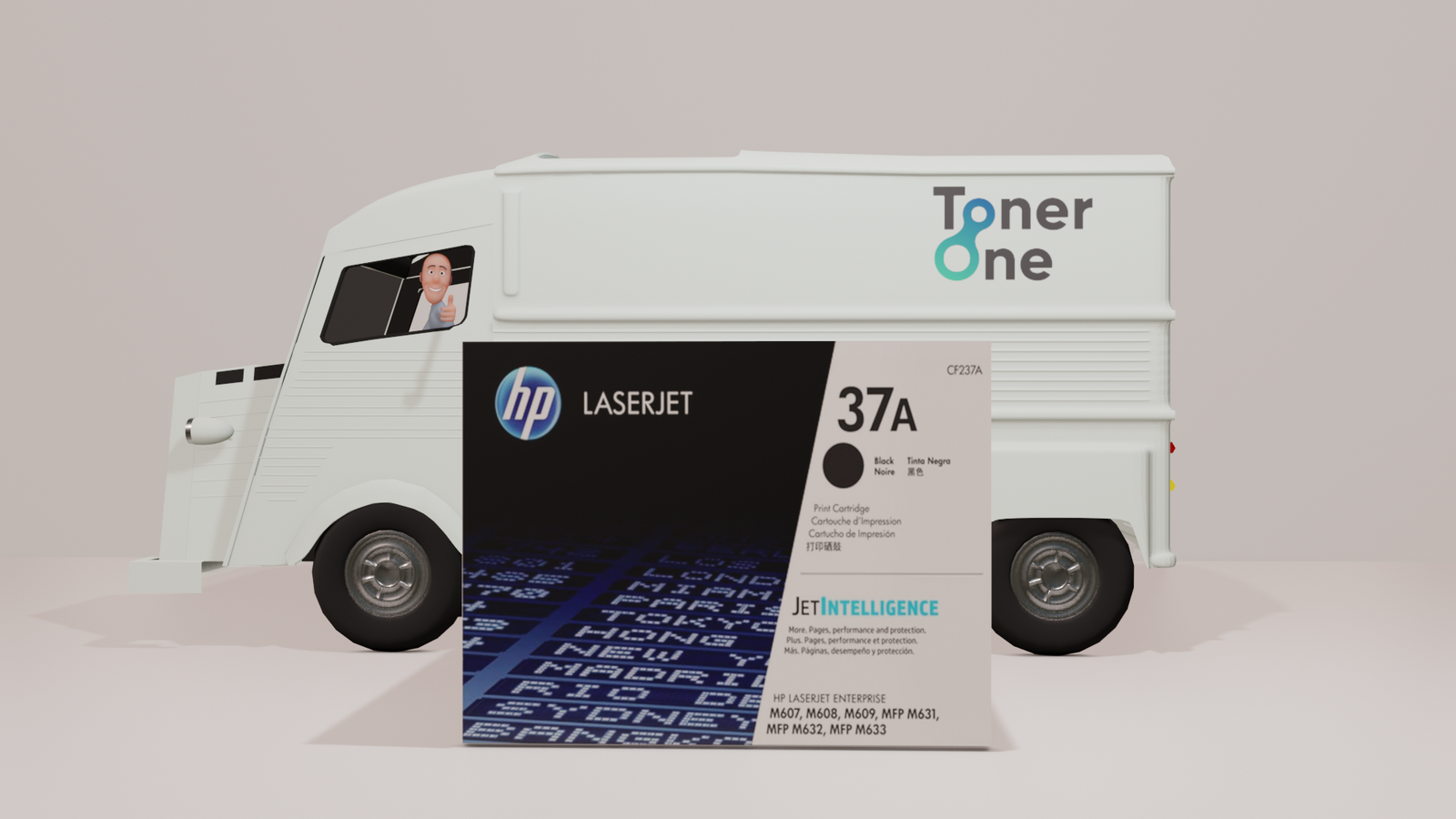 Genuine HP 37A Standard Capacity Black Toner Cartridge - CF237A