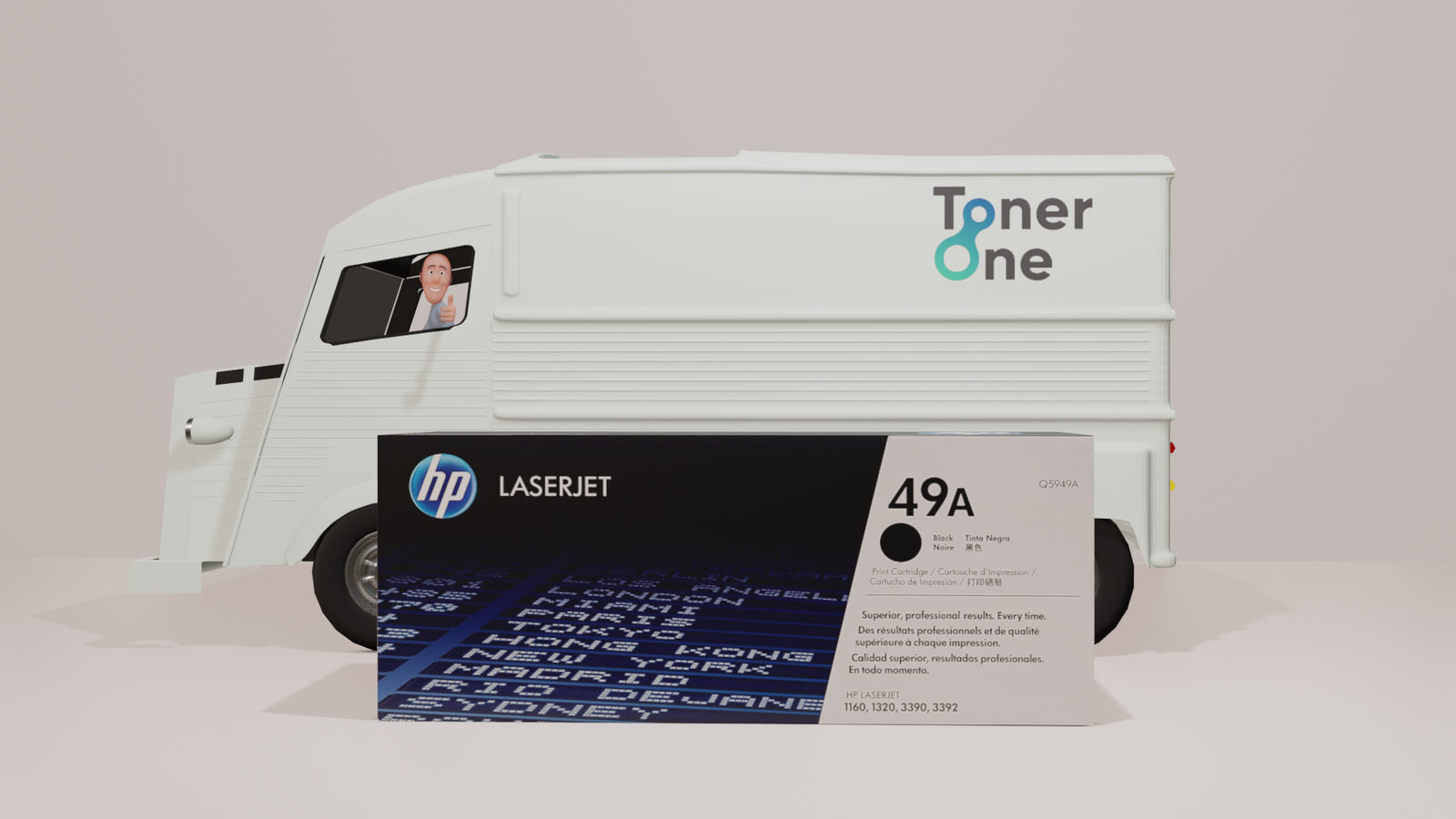 Genuine HP 49A Standard Capacity Black Toner Cartridge - Q5949A