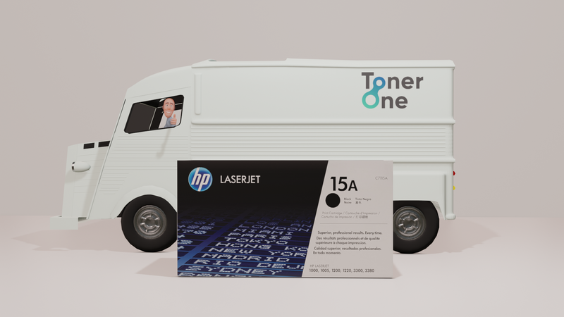Genuine HP 15A|15X Standard and High Capacity Black Toner Cartridges