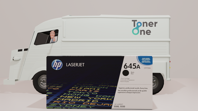 Genuine HP 645A Standard Laserjet Toner Cartridge - C9730A- Black