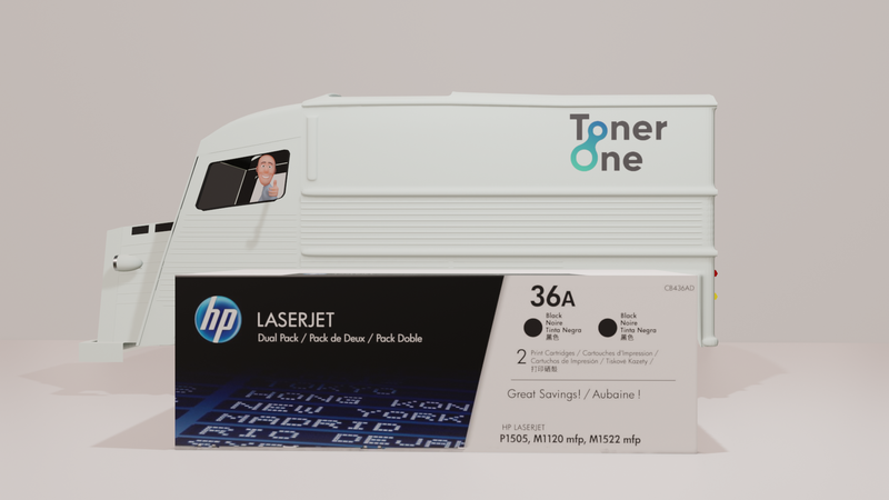 Genuine HP 36A Standard and DualPack Laserjet Toner Cartridges