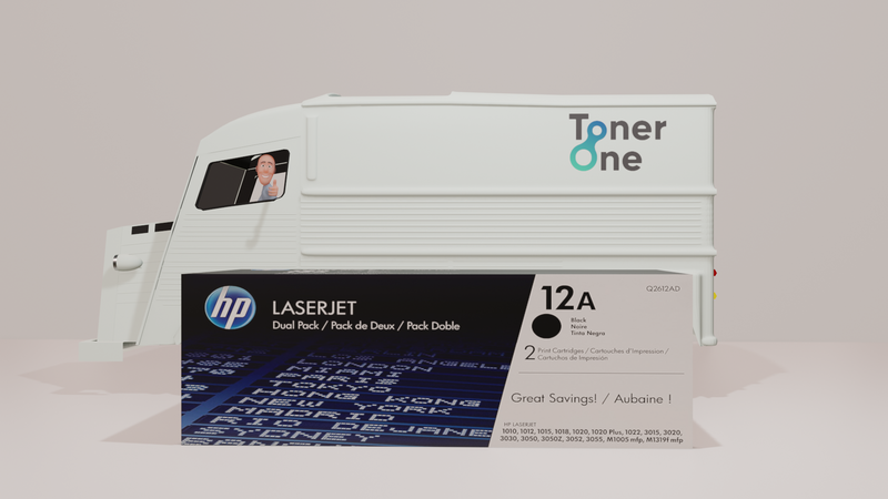 Genuine HP 12A Standard and DualPack Laserjet Toner Cartridges