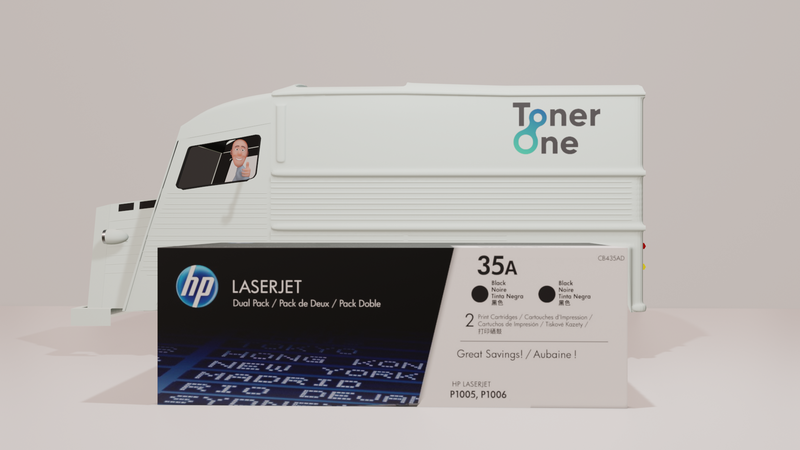 Genuine HP 35A Standard and DualPack Laserjet Toner Cartridges