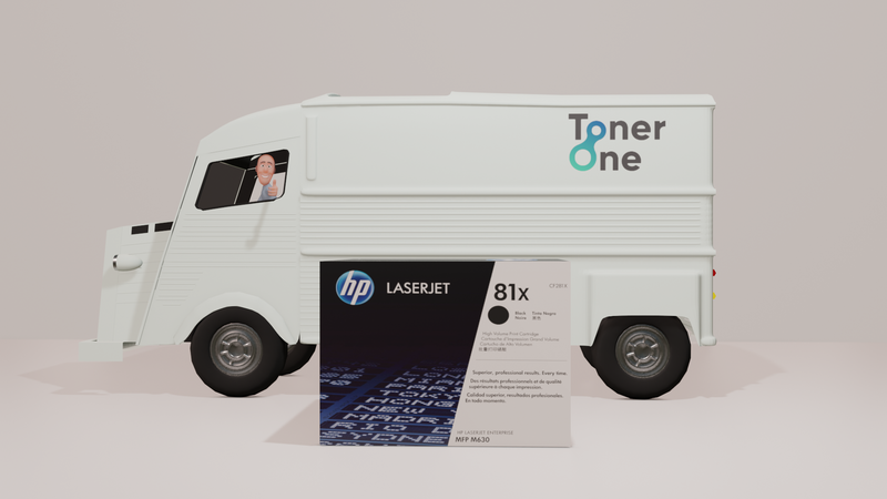 Genuine HP 81A|81X Standard and High Capacity Black Toner Cartridges