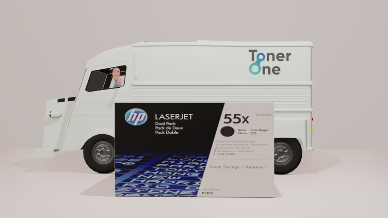 Genuine HP 55A|55X Standard and High Capacity Black Toner Cartridges