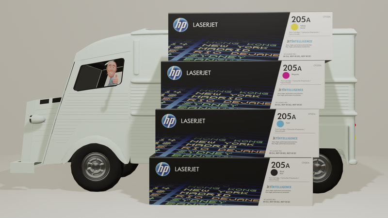 Genuine HP 205A Standard Laserjet Toner Cartridge - Multipack