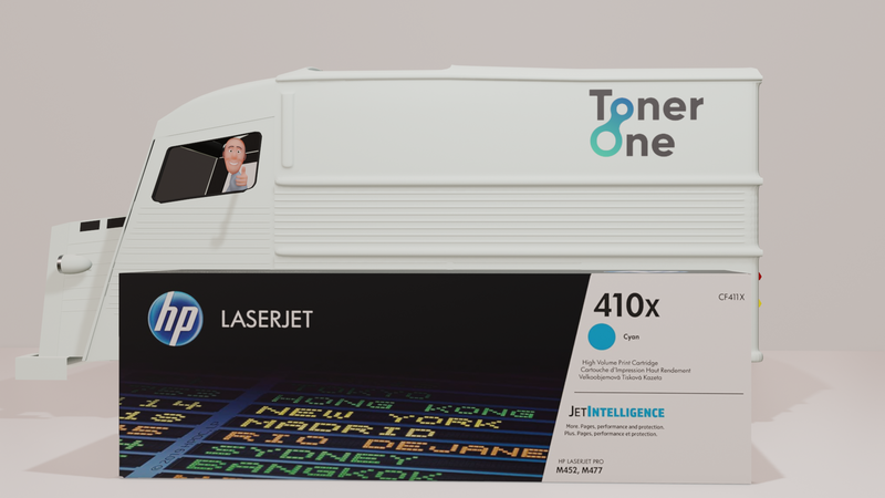 Genuine HP 410A|410X Standard and High Capacity Laserjet Toner Cartridges - CF411A-CF411X-Cyan