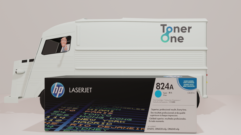 Genuine HP 823A Standard Laserjet Toner Cartridge - CB381A - Cyan