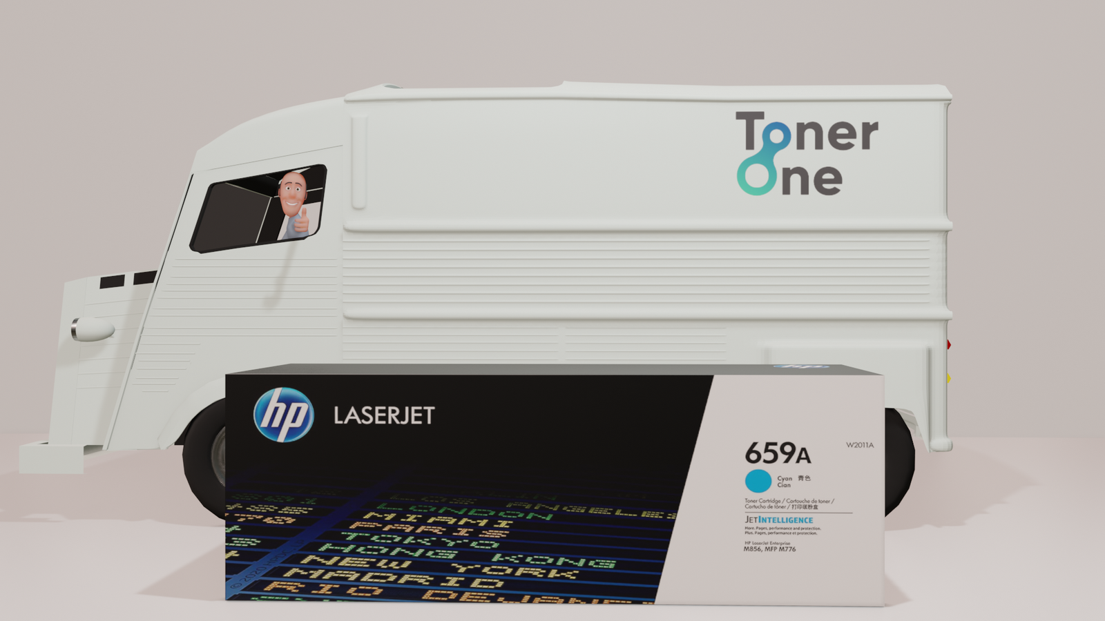 Genuine HP 659A Standard Capacity Laserjet Toner Cartridge - W2011A - Cyan