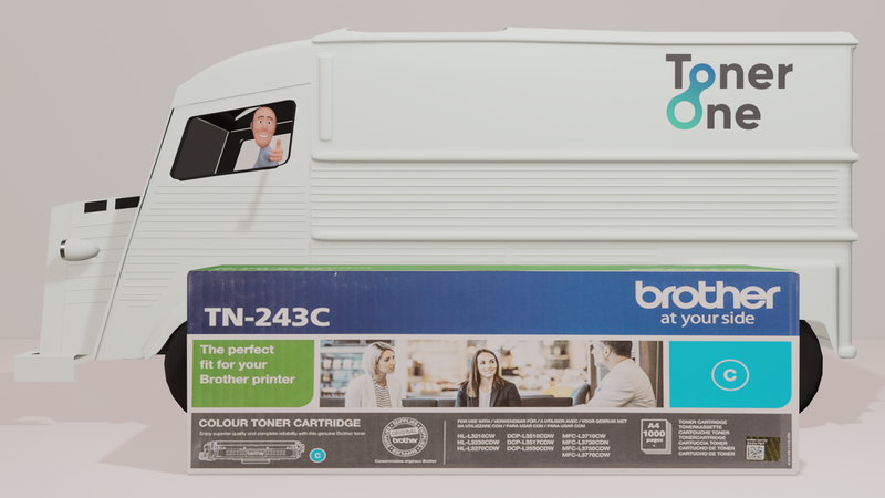 Genuine Brother TN-243C Toner Cartridge - Cyan