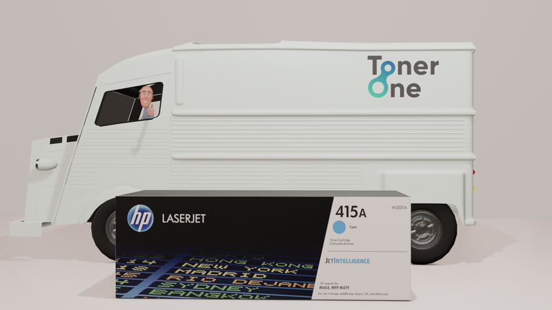 Genuine HP 415A|415X Standard and High Capacity Laserjet Toner Cartridges- W2031A - W2031X - Cyan