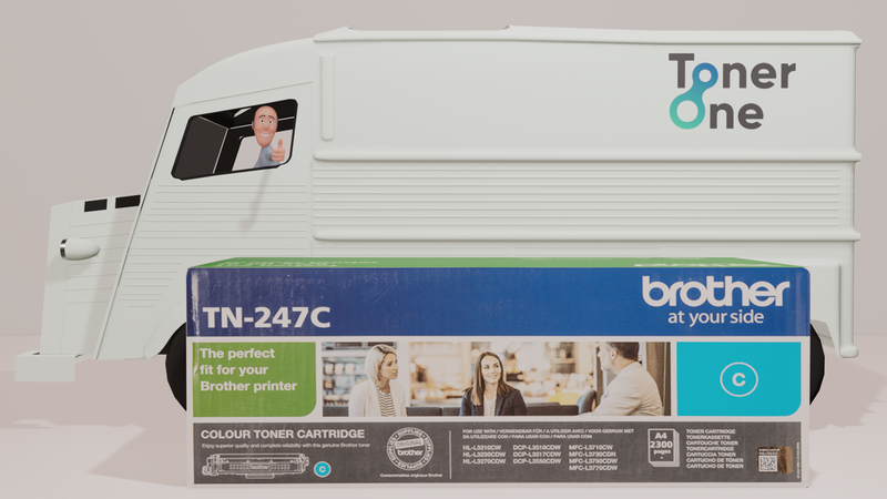 Genuine High Capacity Brother TN-247C Toner Cartridge - Cyan