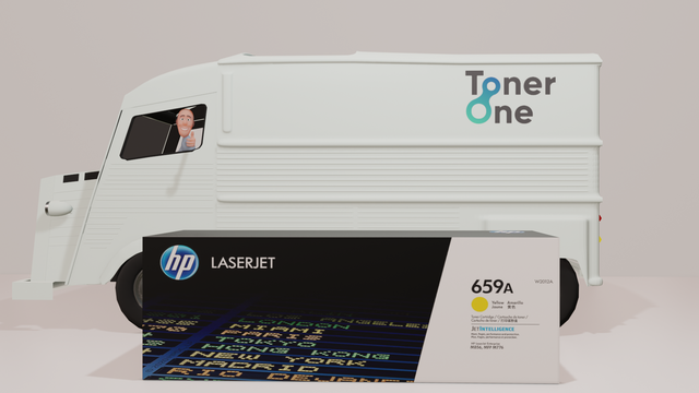 Genuine HP 659A Standard Capacity Laserjet Toner Cartridge - W2012A - Yellow