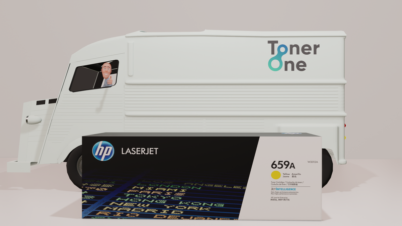 Genuine HP 659A|659X Standard and High Capacity Laserjet Toner Cartridges - W2012A - W2012X - Yellow