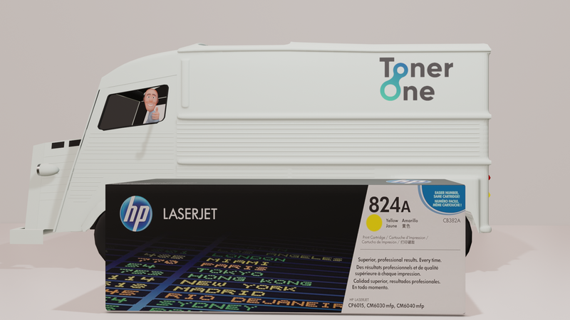 Genuine HP 823A Standard Laserjet Toner Cartridge - CB382A - Yellow