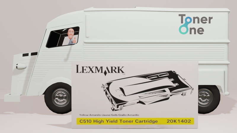 High Capacity Lexmark 20K1402 Toner- Yellow