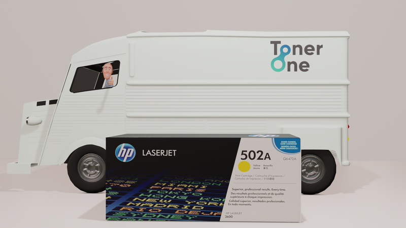 Genuine HP 502A Standard Laserjet Toner Cartridges - Q6472A - Yellow