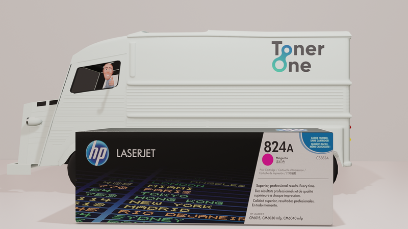 Genuine HP 823A Standard Laserjet Toner Cartridge - CB383A - Magenta