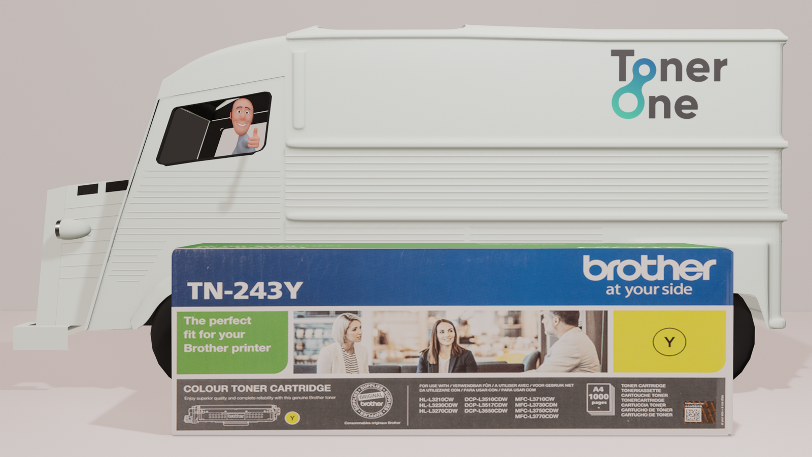 Genuine Brother TN-243Y Toner Cartridge - Yellow