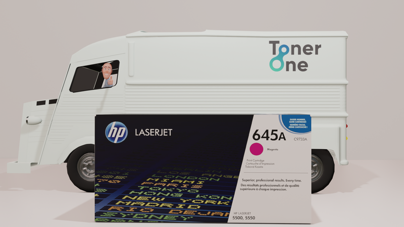 Genuine HP 645A Standard Laserjet Toner Cartridge - C9733A - Magenta