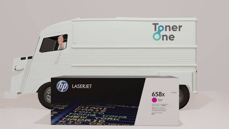 Genuine HP 658A|658X Standard and High Capacity Laserjet Toner Cartridges - W2003A - W2003X - Magenta