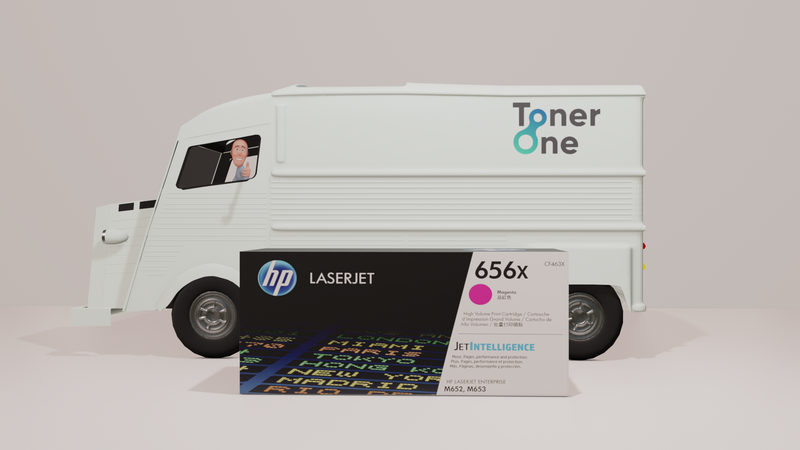 Genuine HP 656X High Capacity Toner Cartridge - CF463X - Magenta