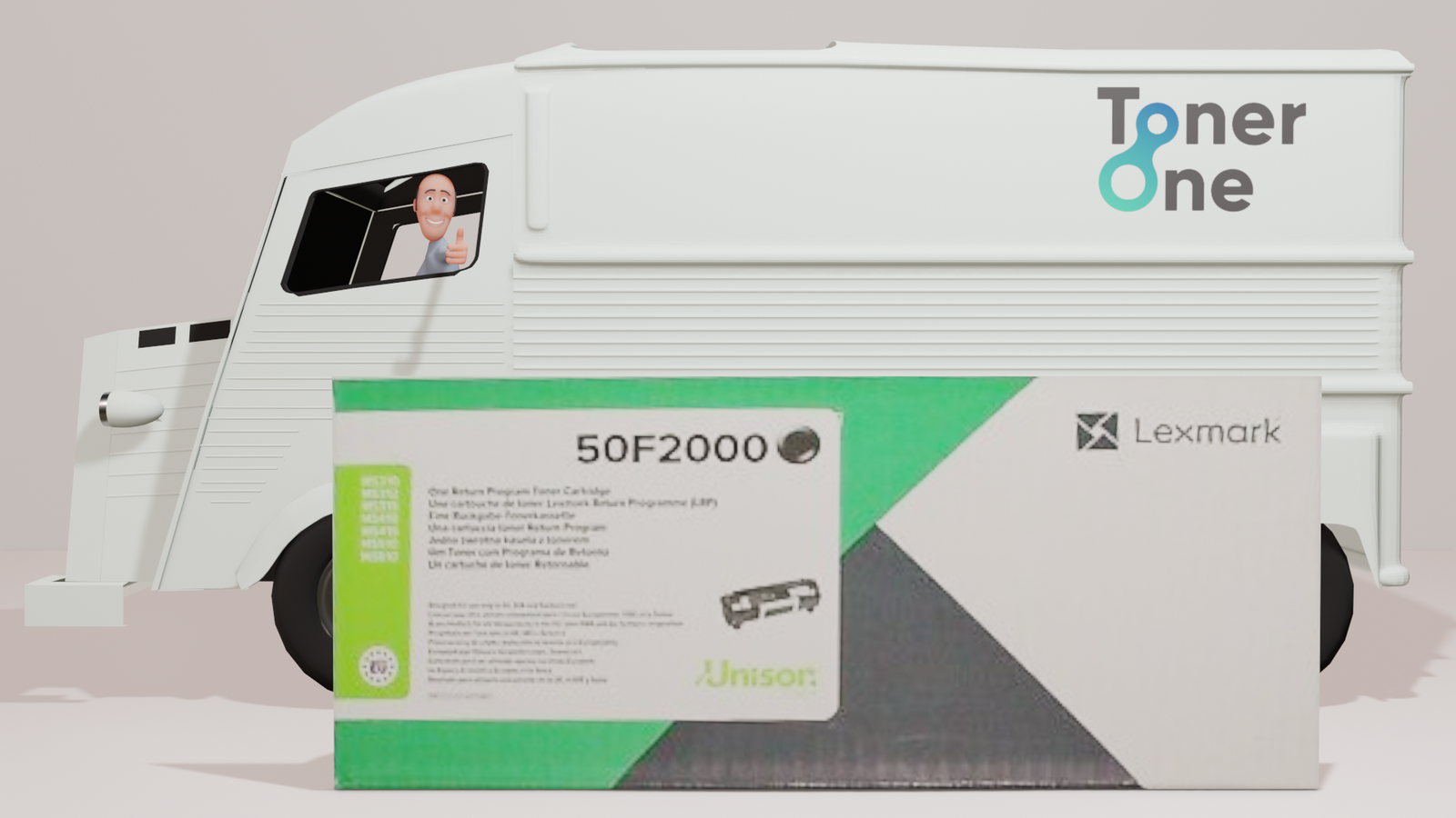 Lexmark 502 Black Toner Cartridge