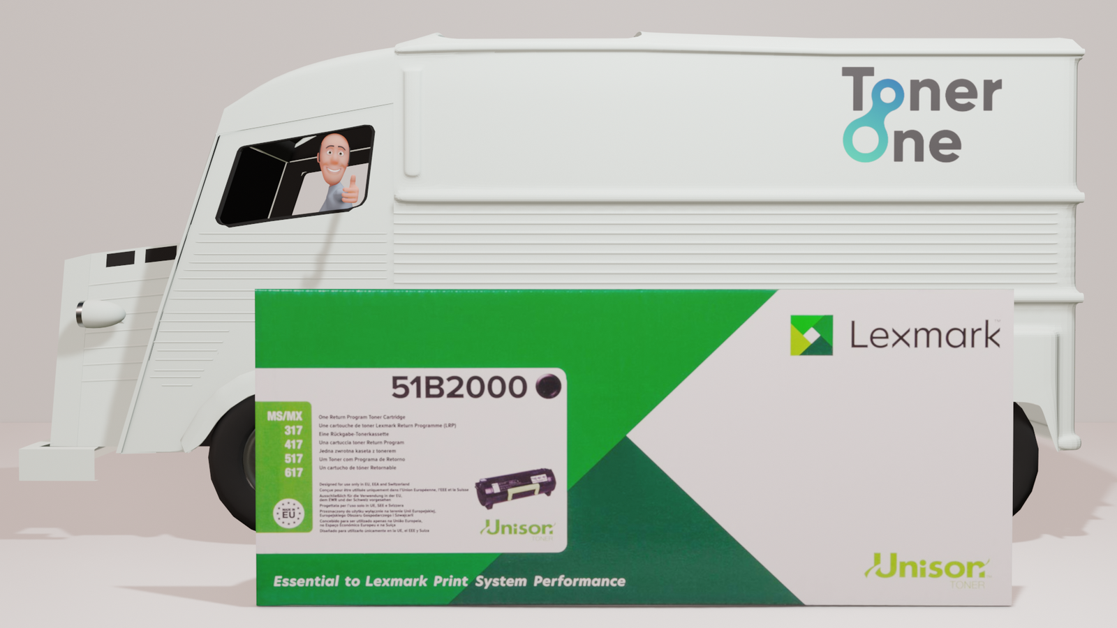 Lexmark 51B2000 Black Toner Cartridge