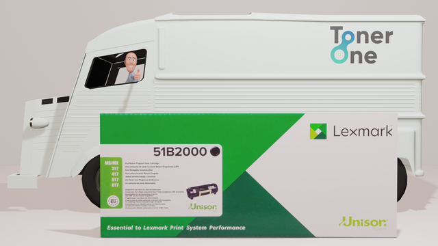 Lexmark 51B2000 Black Toner Cartridge
