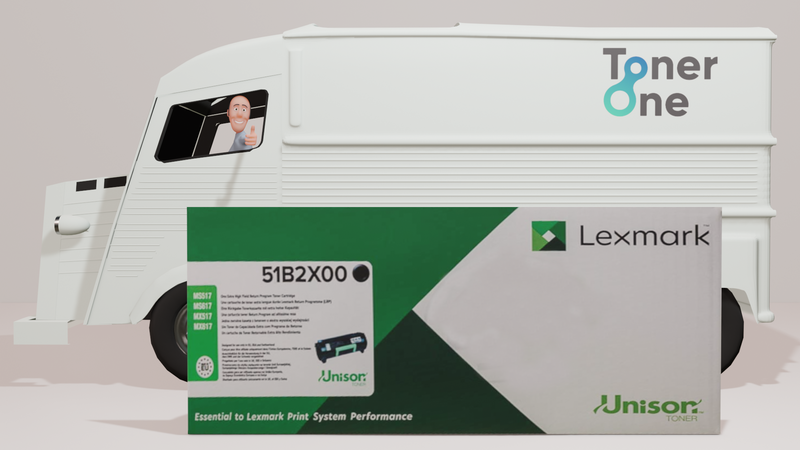 Extra High Capacity Lexmark 51B2X00 Black Toner Cartridge